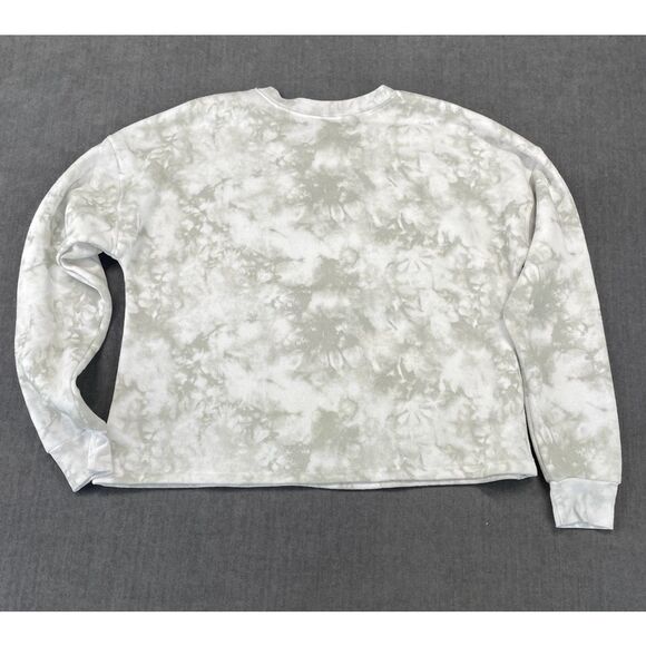 Disney Mickey Mouse Sweatshirt Women XS Tie Dye Gray Graphic Cozy Cute Casual‎ - Picture 6 of 7